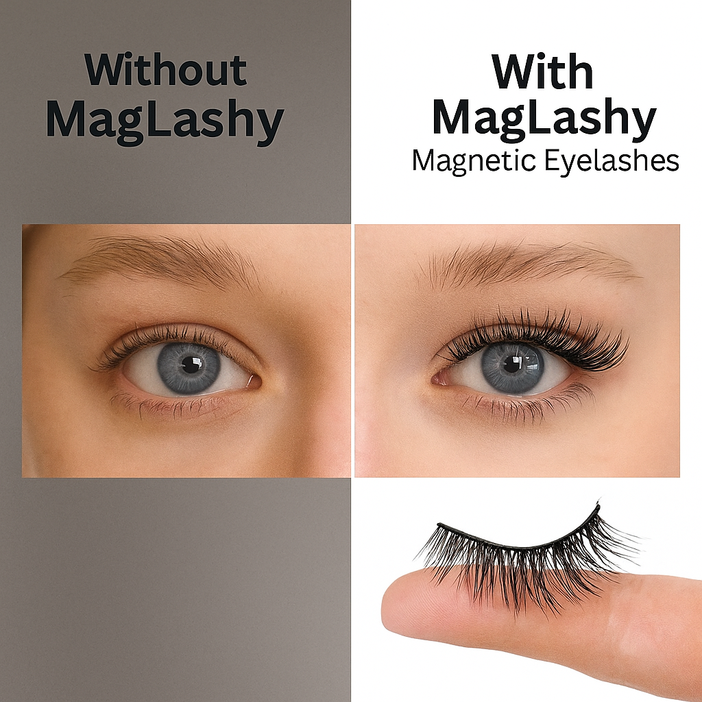 š Glamazon ā Full Volume Statement Magnetic Lashes (2 Pairs + Mirror Case)