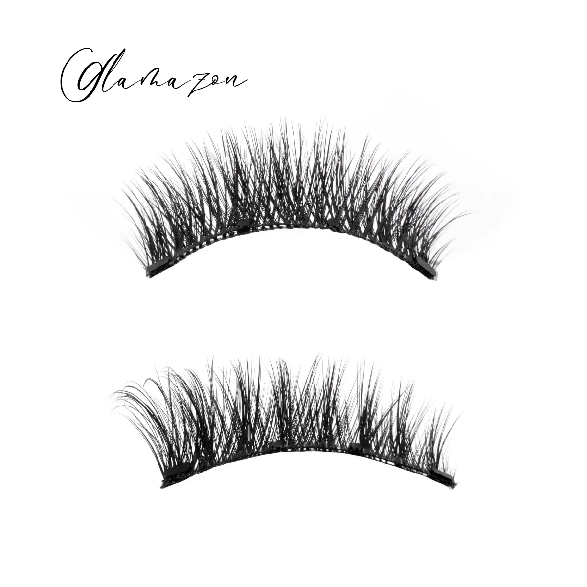 š Glamazon ā Full Volume Statement Magnetic Lashes (2 Pairs + Mirror Case)