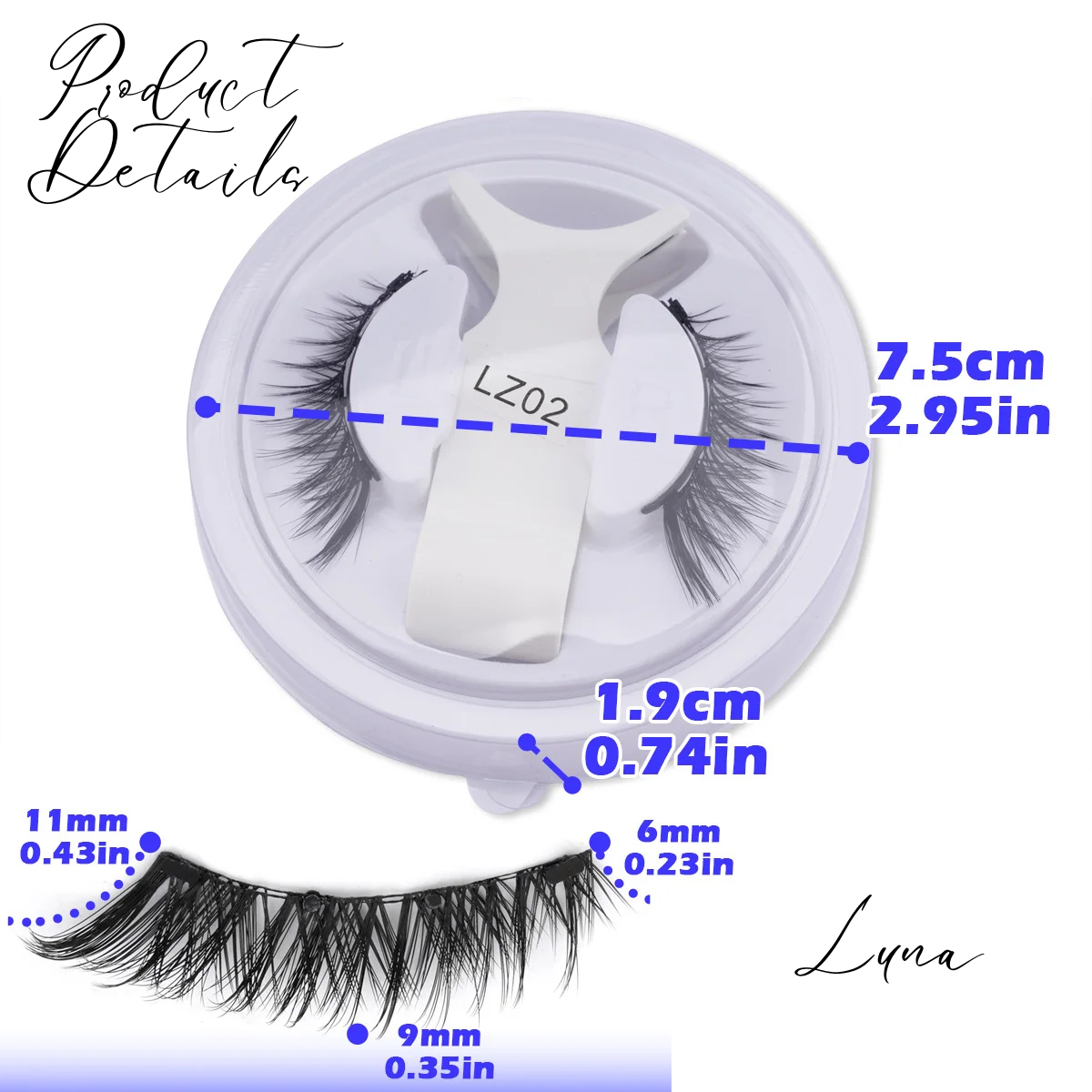 š Luna ā Soft Natural Magnetic Lashes