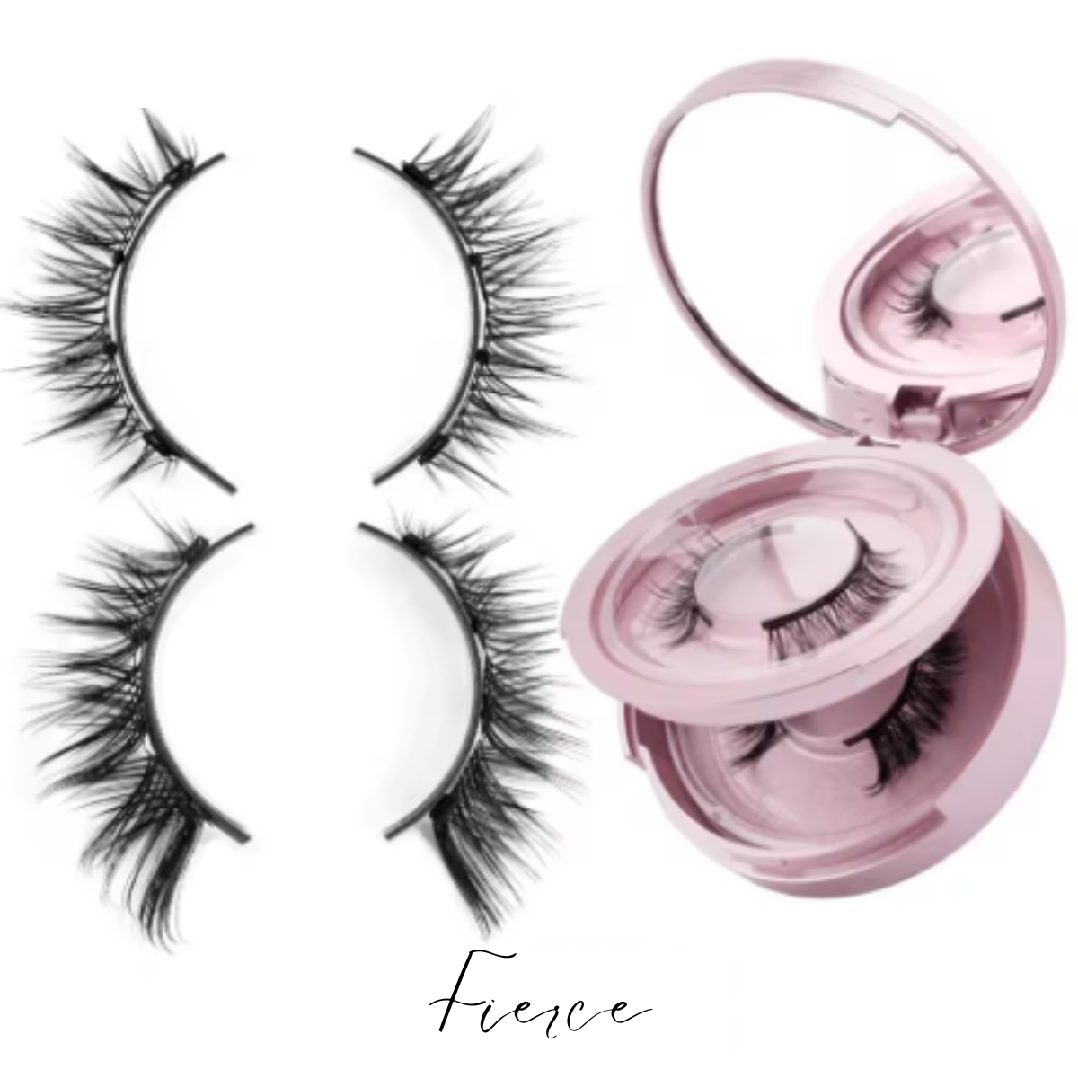ā”ļø Fierce ā Bold & Dramatic Magnetic Lashes (2 Pairs + Mirror Case)