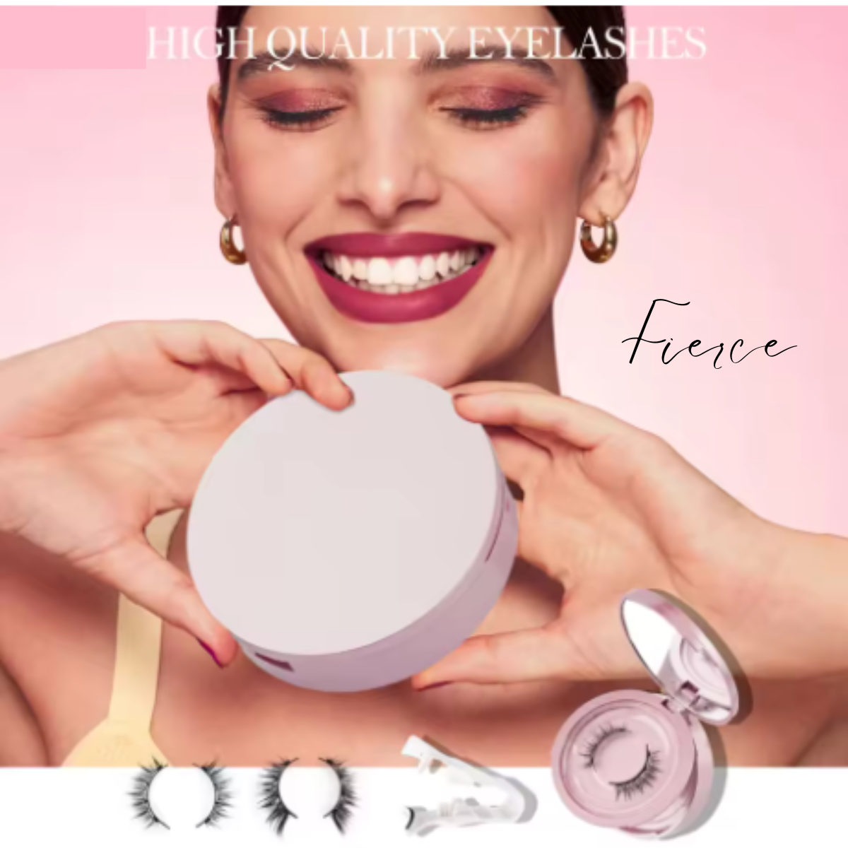 ā”ļø Fierce ā Bold & Dramatic Magnetic Lashes (2 Pairs + Mirror Case)