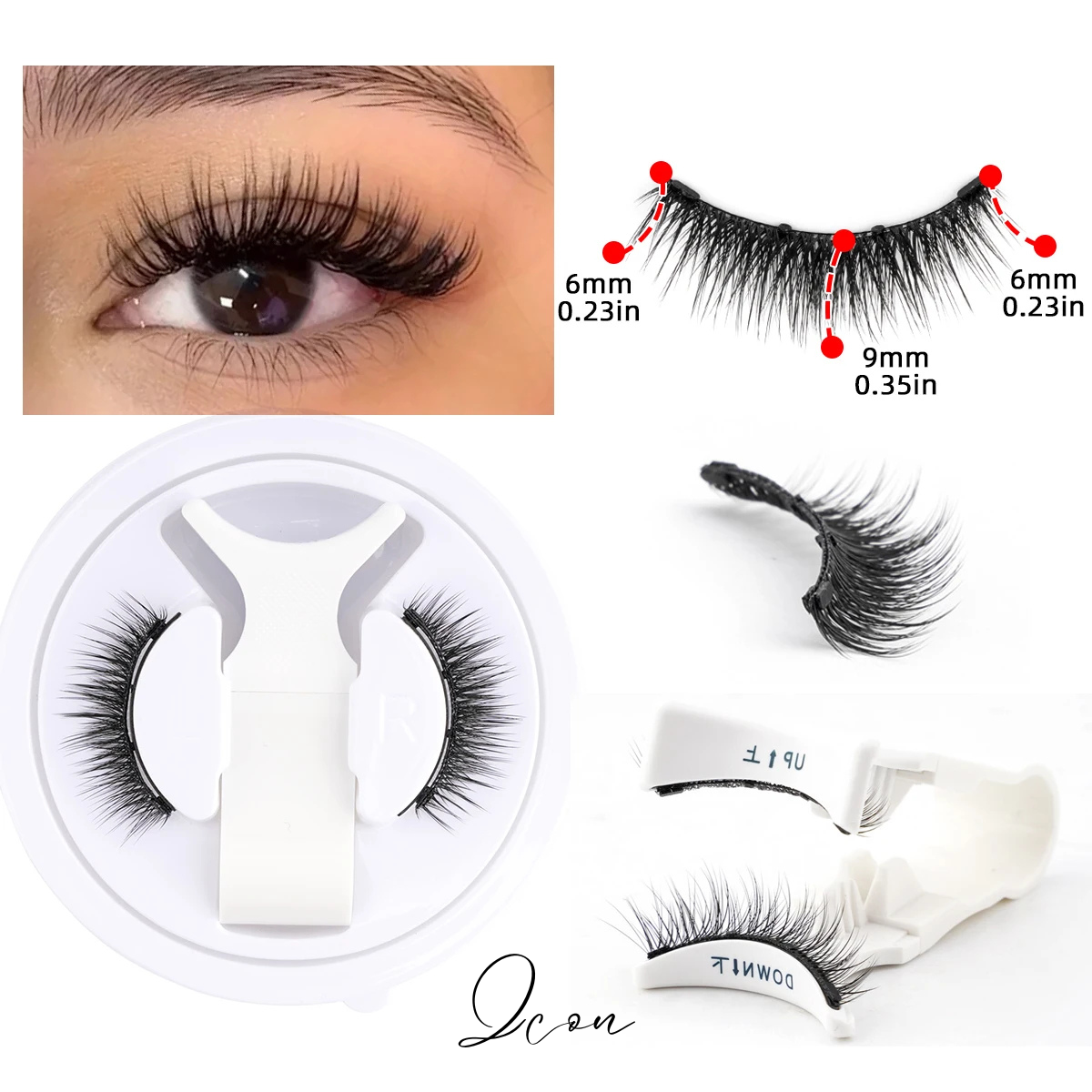 👠 Icon – Classic Full Glam Magnetic Lashes